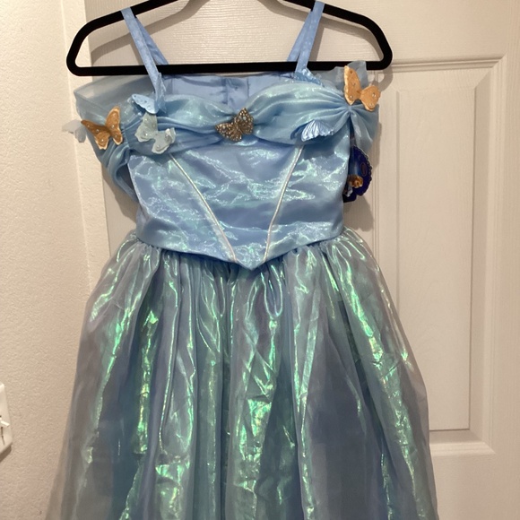 NWT Disney Store Cinderella Blue Dress Size 7-8 - Picture 1 of 6